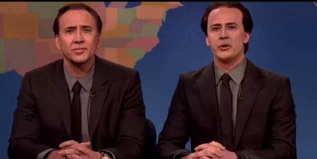 Nicolas Cage on SNL Weekly Update Deepfake